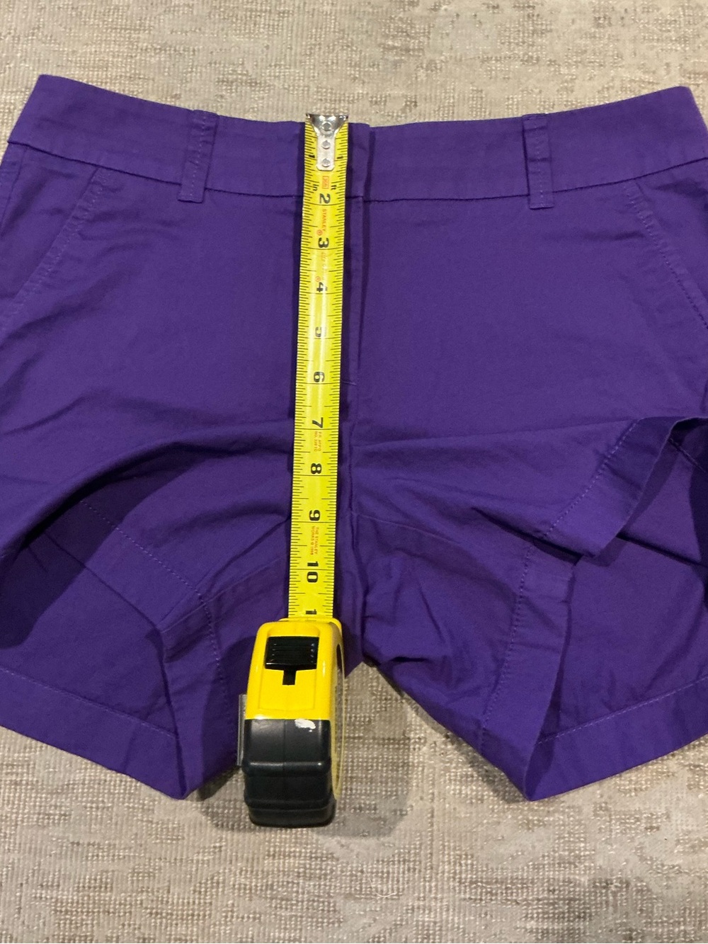 J. Crew Violet Tailored Women's Shorts - Picture 9 of 9